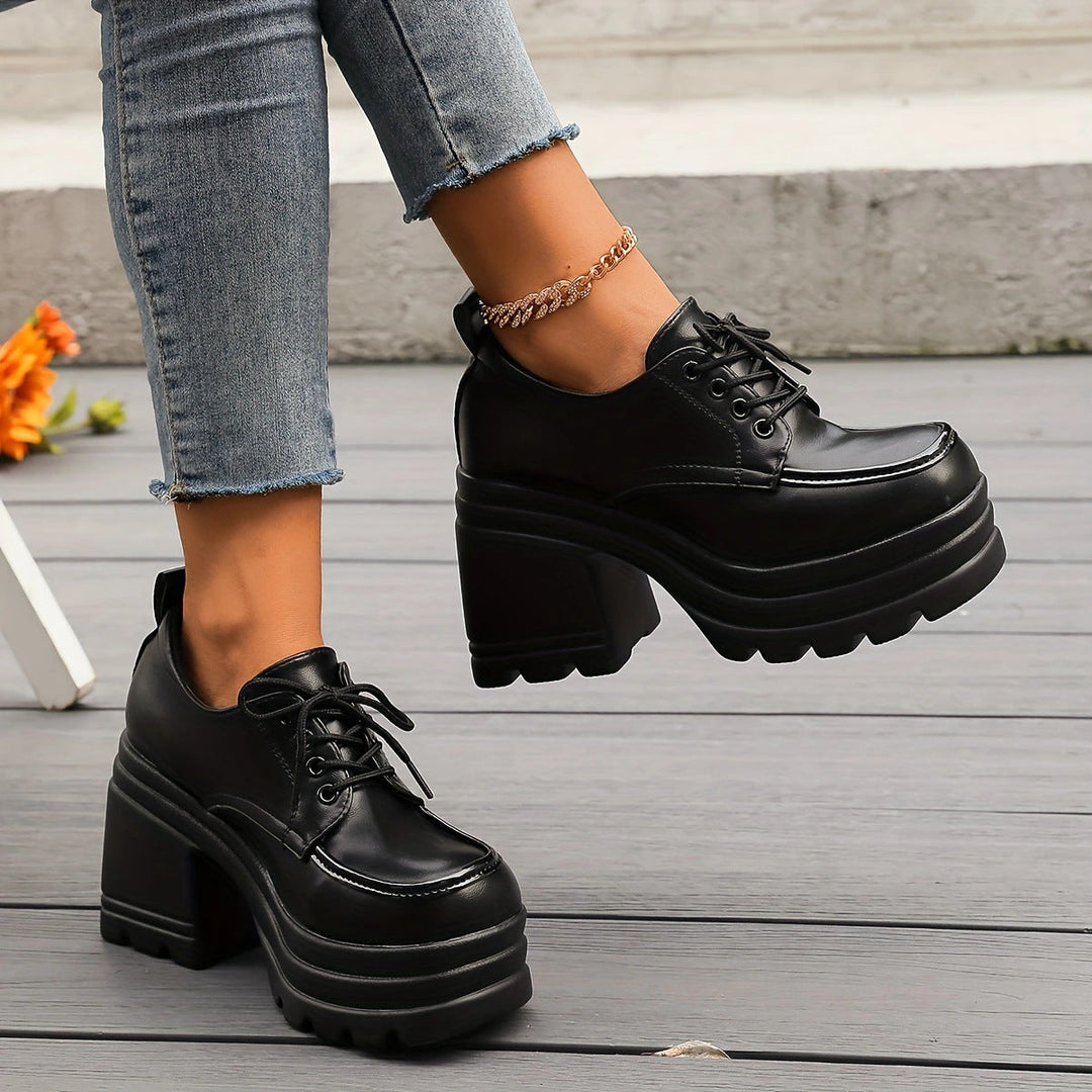 Womens Platform Shoes with Elevated Sole