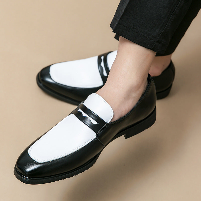 Mens Leather Loafers Slip-On Comfortable