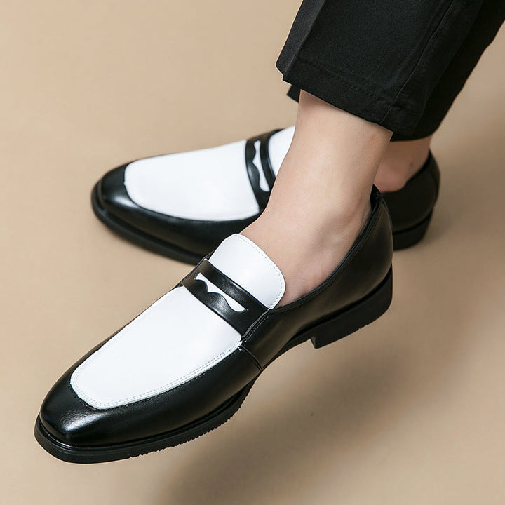 Mens Leather Loafers Slip-On Comfortable