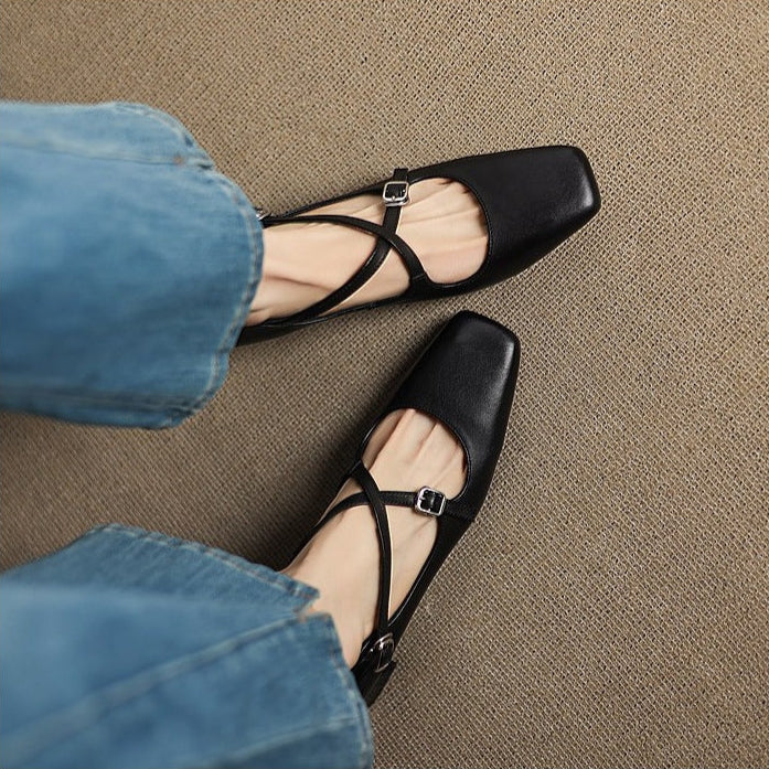 Womens Leather Heels Genuine Leather Classic Fit