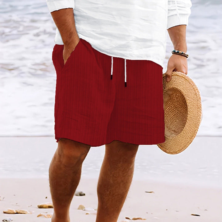 Unisex Shorts Elastic Waistband Comfortable Fit with Pockets
