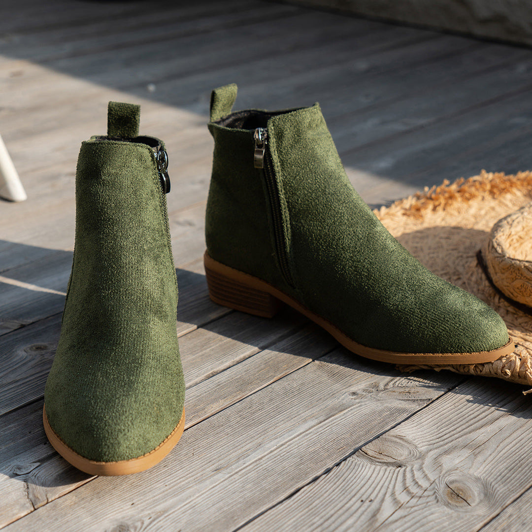 Womens Ankle Boots Leather Classic Fit