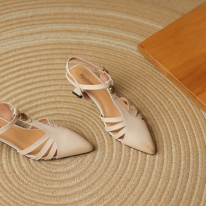 Womens Heels Genuine Leather Classic Fit