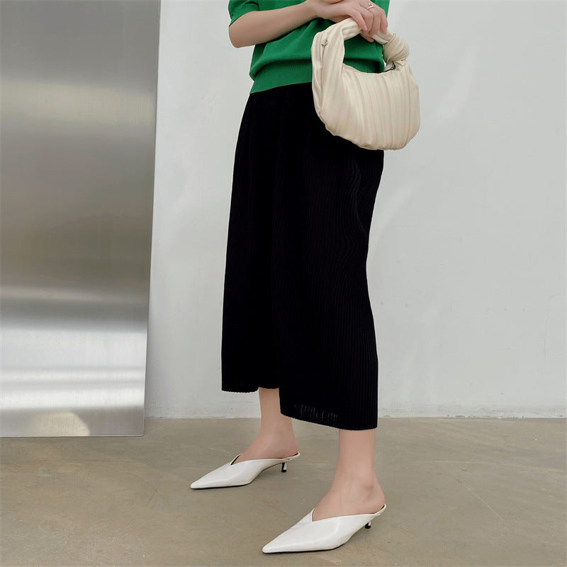 Womens Slip-On Mules Comfortable Casual