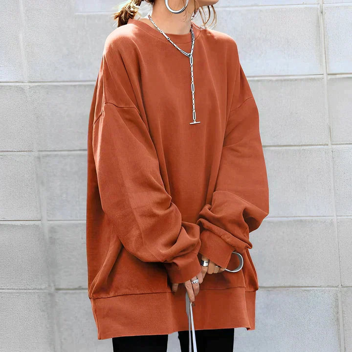 Womens Sweater Cozy Knit Loose Fit