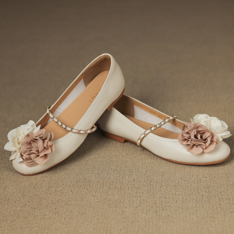 Womens Genuine Leather Shoes Classic Fit