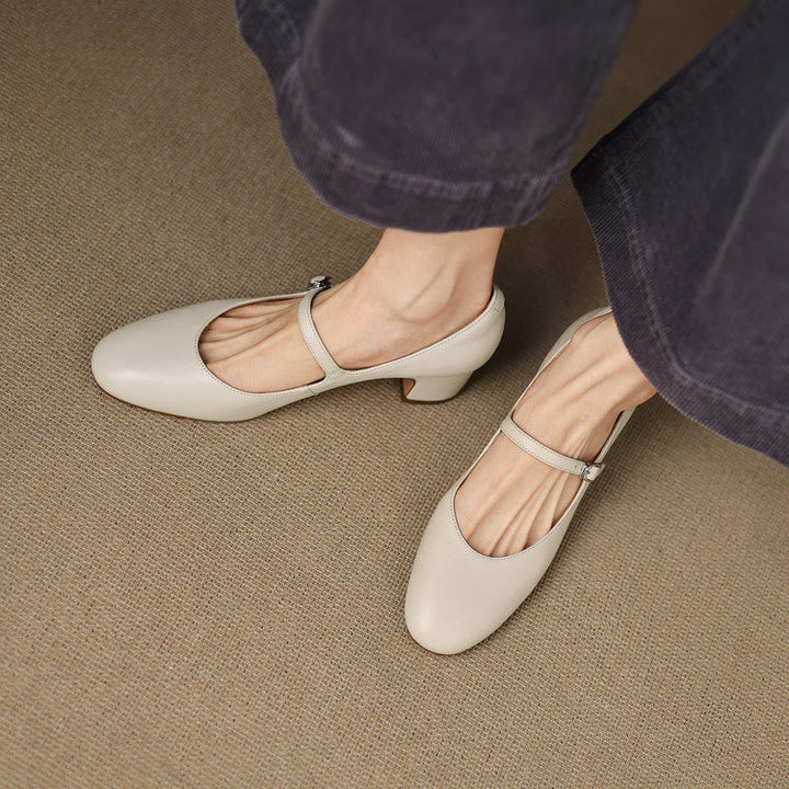 Womens Pumps Genuine Leather Classic Fit