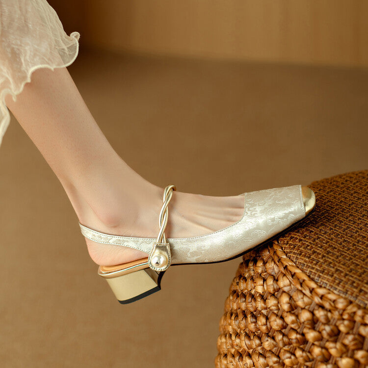 Womens Leather Heels Classic Fit