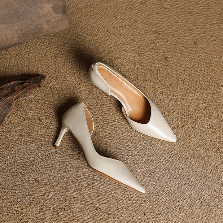 Womens Heels Genuine Leather Classic Fit