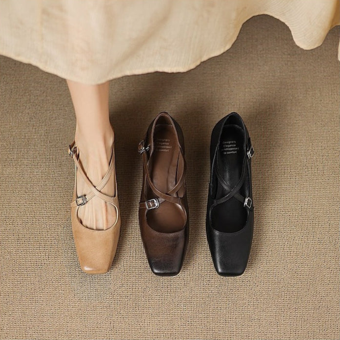Womens Leather Heels Genuine Leather Classic Fit
