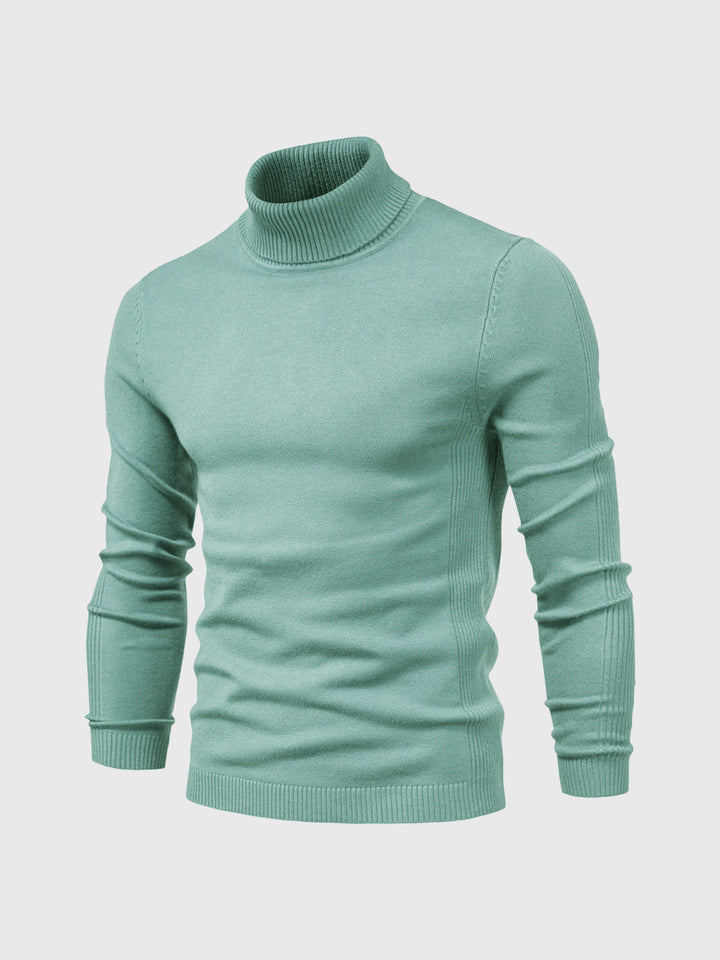Mens Turtleneck Sweater Washable High Quality