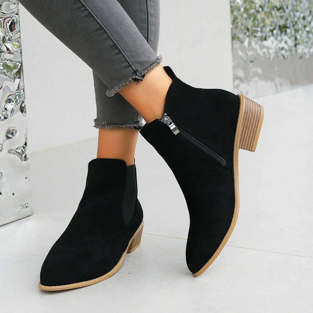 Womens Ankle Boots Leather Classic Fit