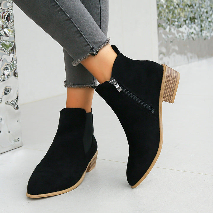 Womens Ankle Boots Leather Classic Fit