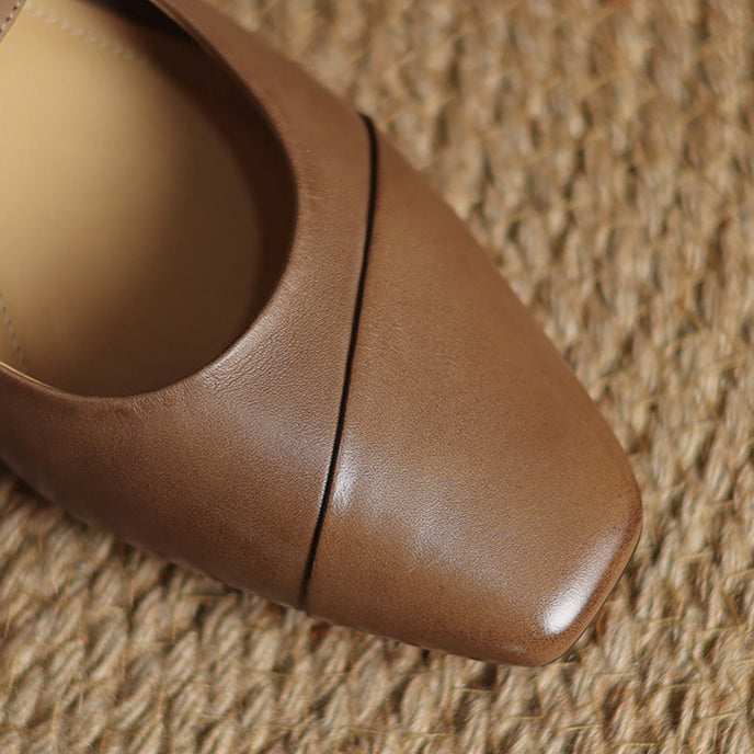 Womens Heels Genuine Leather Classic Fit