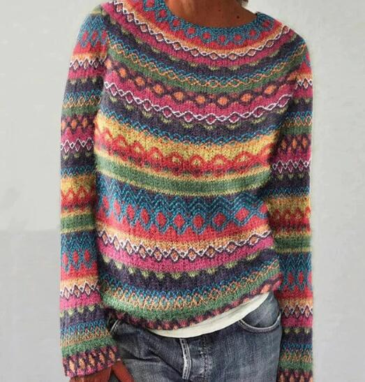 Womens Winter Sweater Wool Blend Warm Fit - BritishMode
