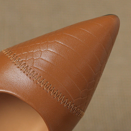 Womens Heels Genuine Leather Classic Fit