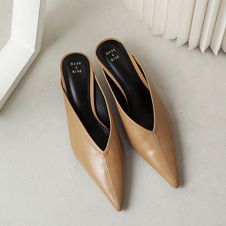Womens Slip-On Mules Comfortable Casual - BritishMode