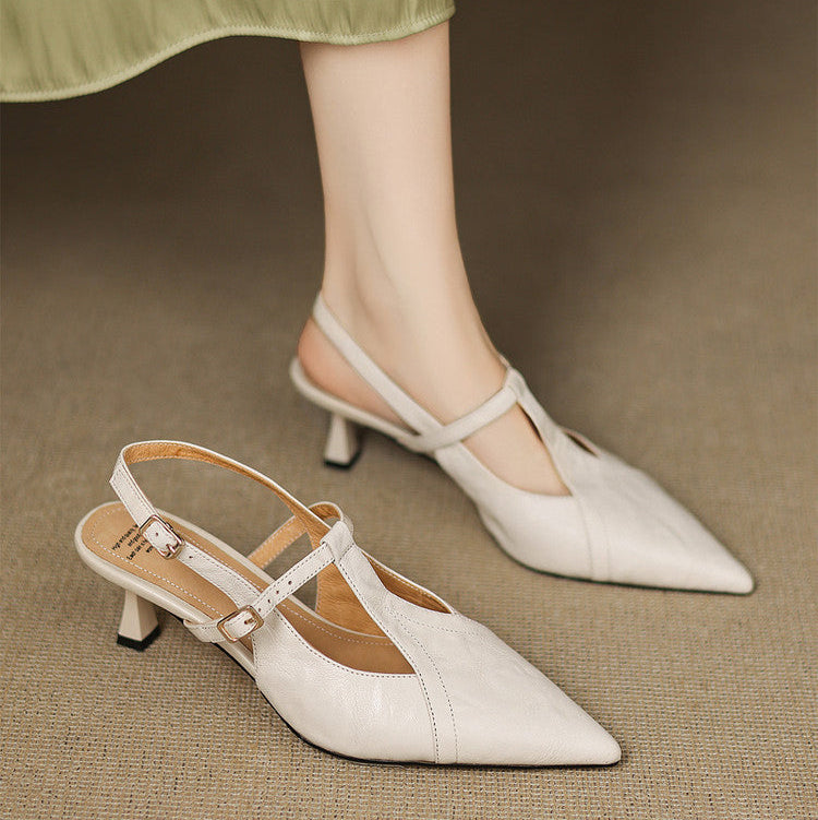 Womens Heels Genuine Leather Classic Fit
