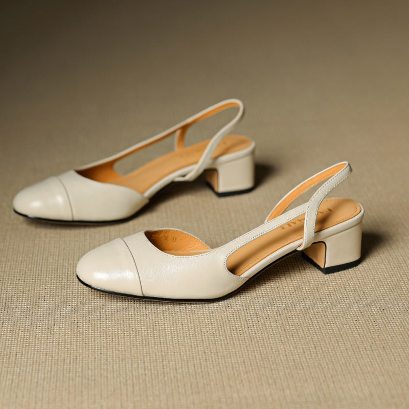 Womens Genuine Leather Pumps Classic Fit