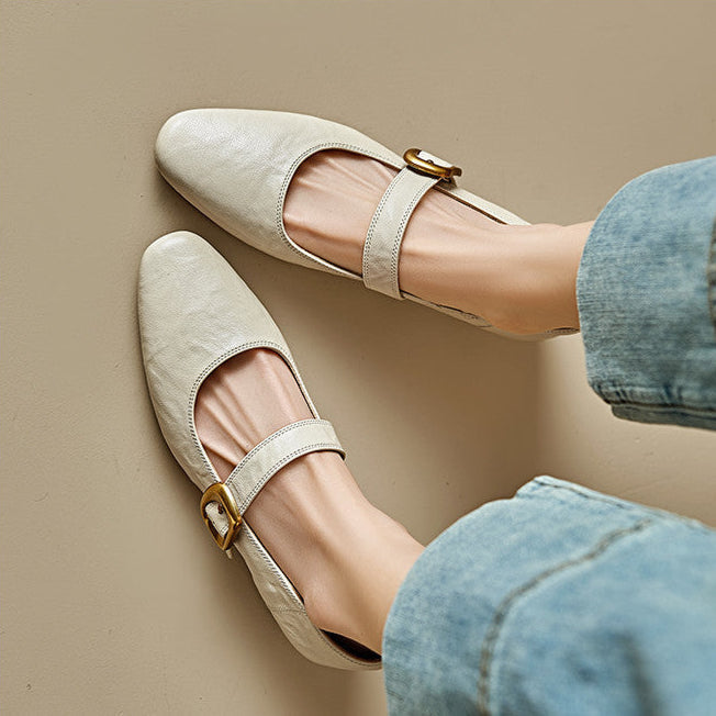 Womens Pumps Genuine Leather Classic Fit