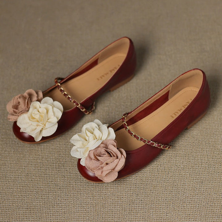 Womens Genuine Leather Shoes Classic Fit