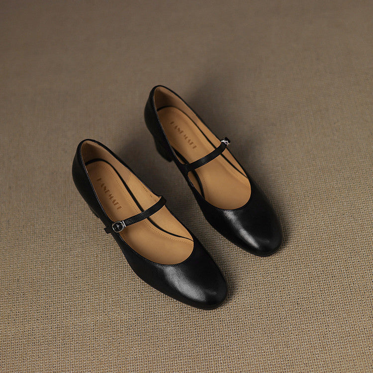 Womens Pumps Genuine Leather Classic Fit