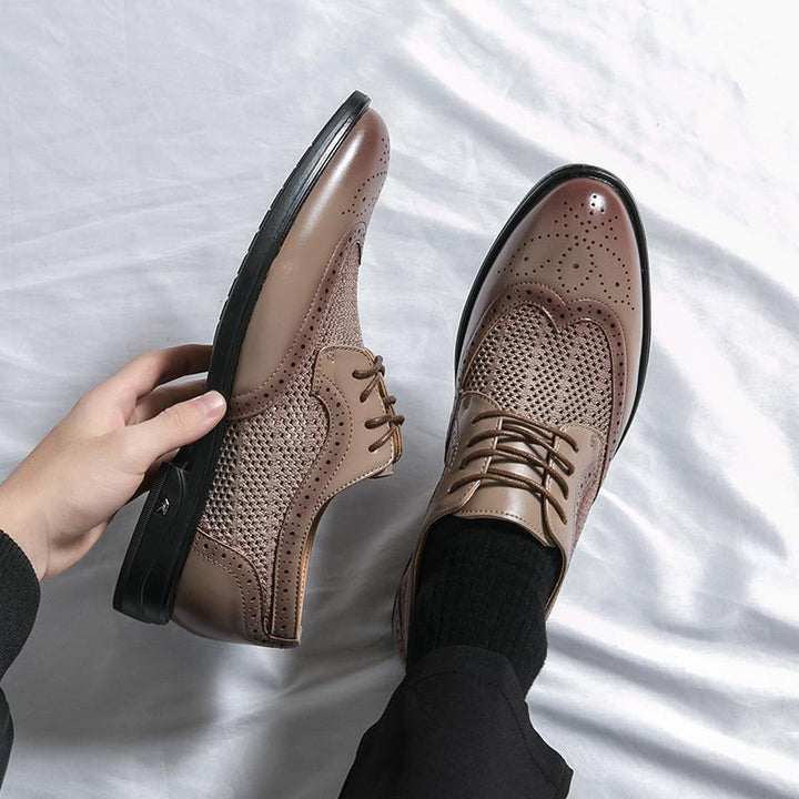 Mens Oxford Shoes Genuine Leather Classic Fit