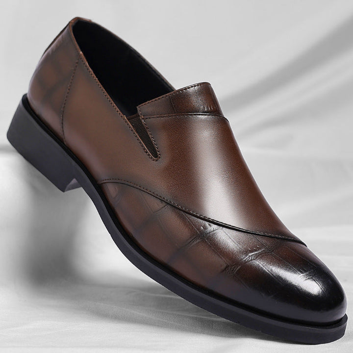 Womens Leather Loafers with Lurex Detail - BritishMode
