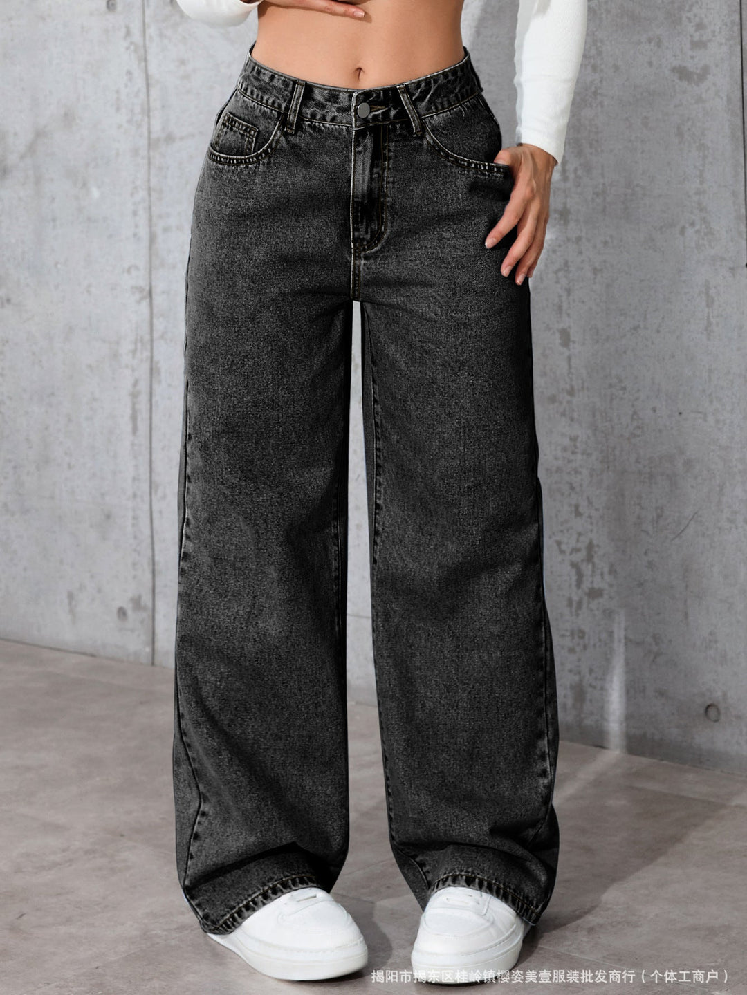 Womens High Waist Pants Comfortable Classic Fit