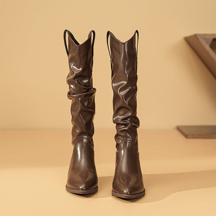Unisex Leather Boots Durable Comfortable Fit