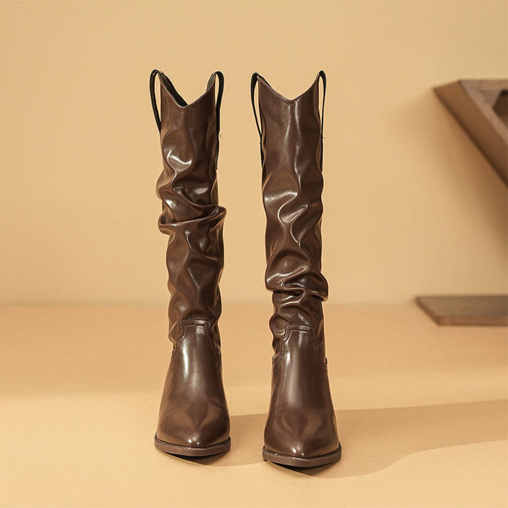 Unisex Leather Boots Durable Comfortable Fit