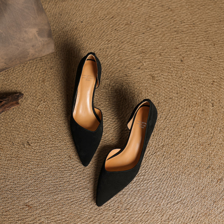 Womens Heels Genuine Leather Classic Fit