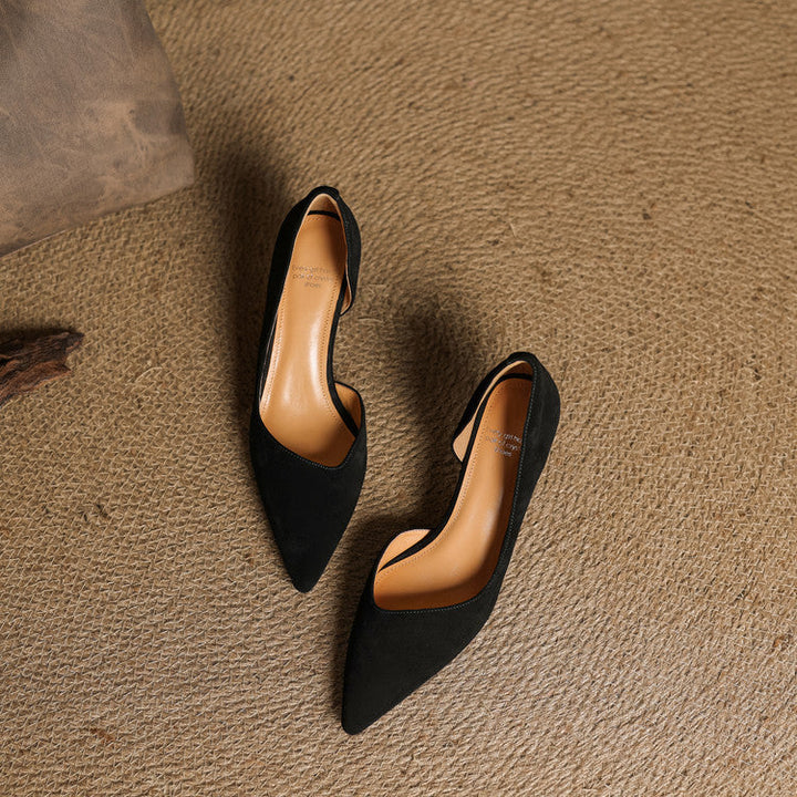 Womens Heels Genuine Leather Classic Fit