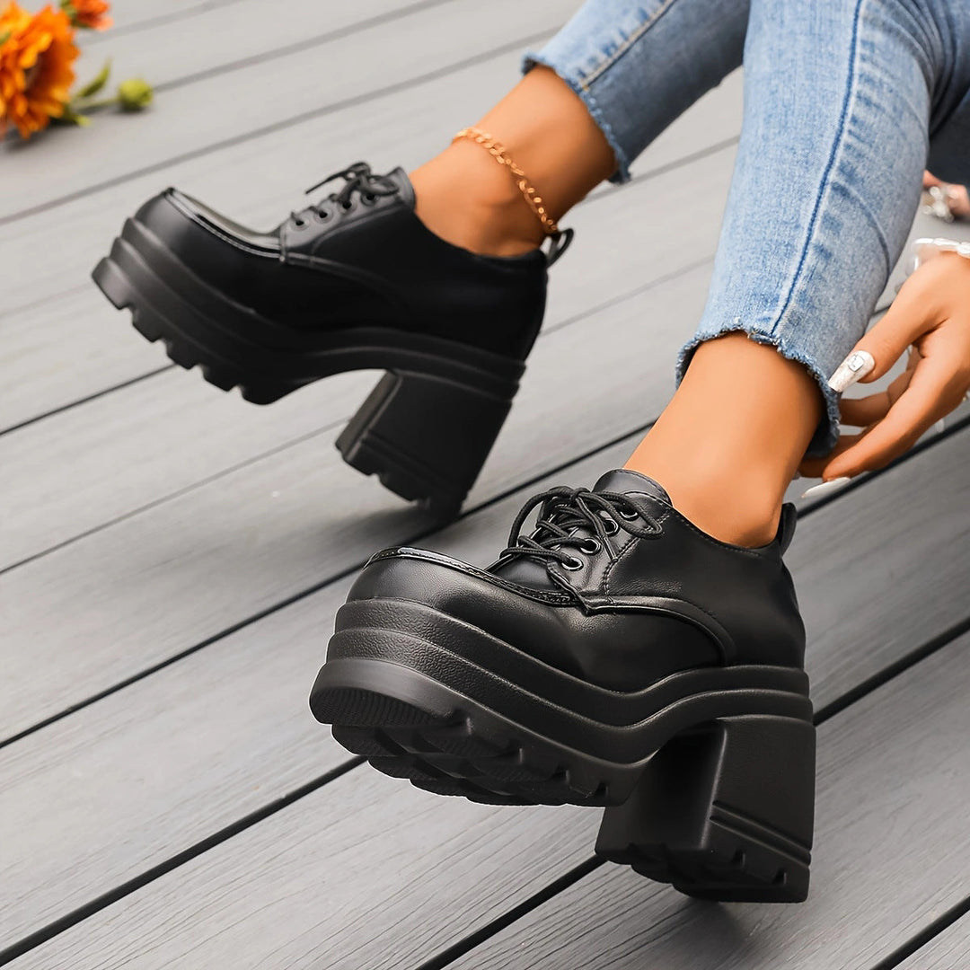 Womens Platform Shoes with Elevated Sole