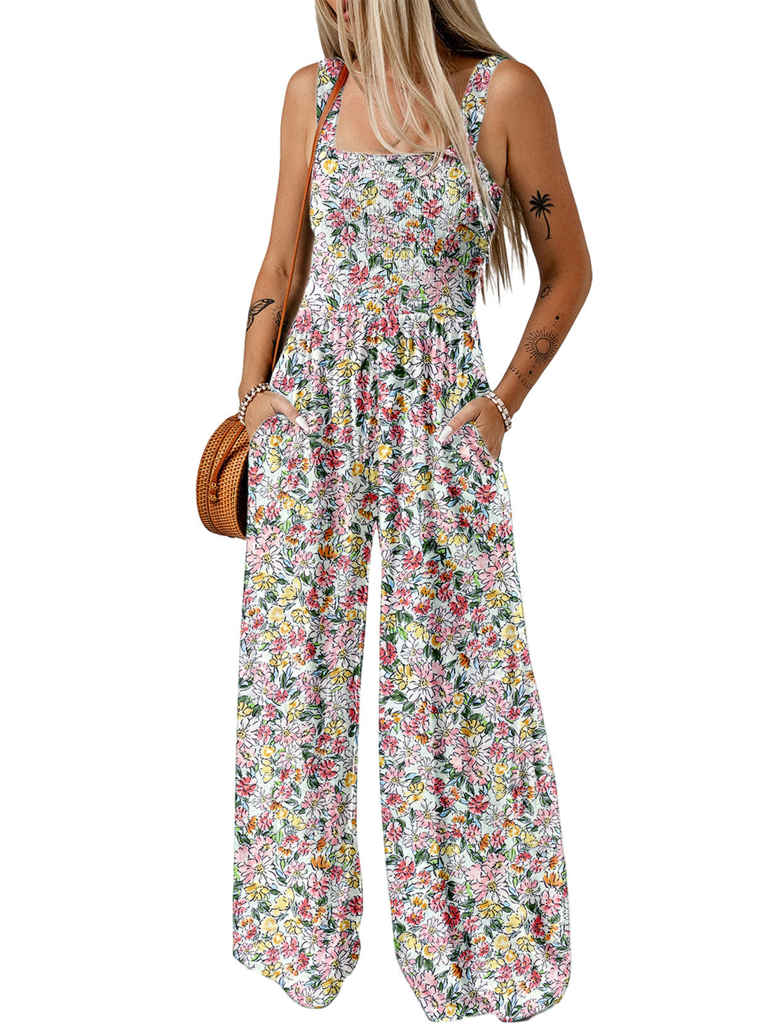 Womens Summer Jumpsuit Lightweight Breathable Fit