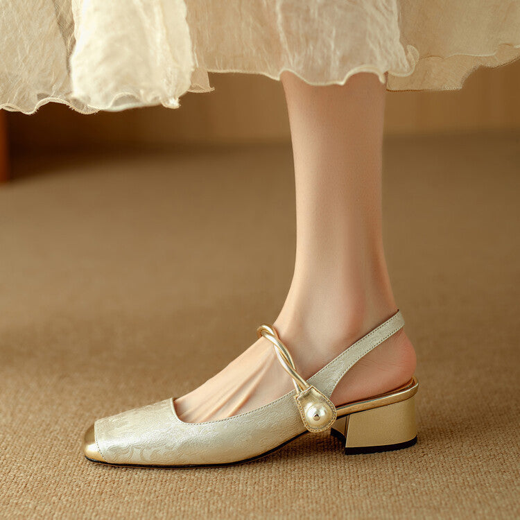 Womens Leather Heels Classic Fit