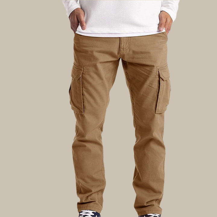 Mens Cargo Pants Stretch Comfortable Fit