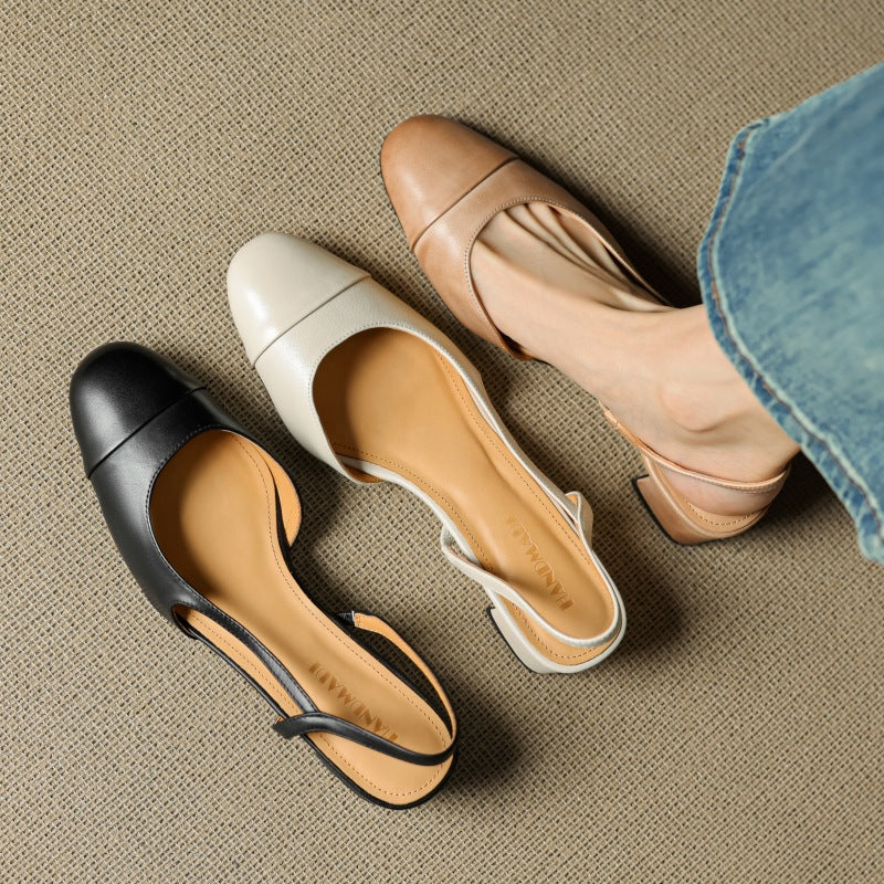 Womens Genuine Leather Pumps Classic Fit