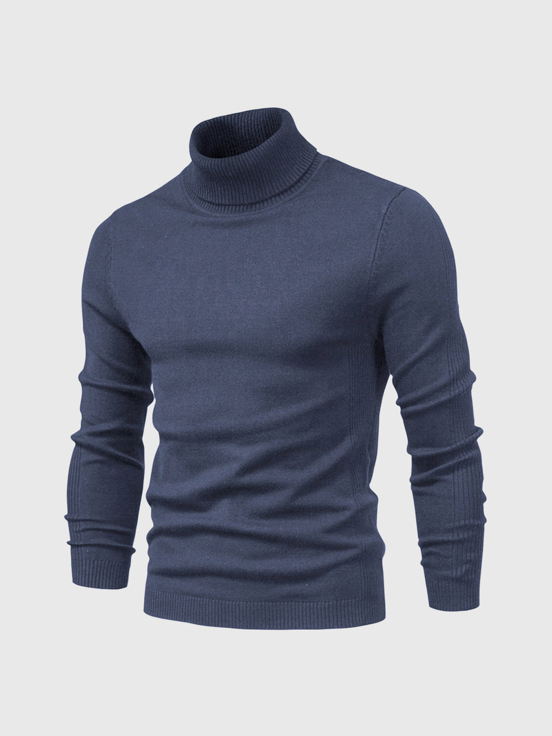 Mens Turtleneck Sweater Machine Washable Knit