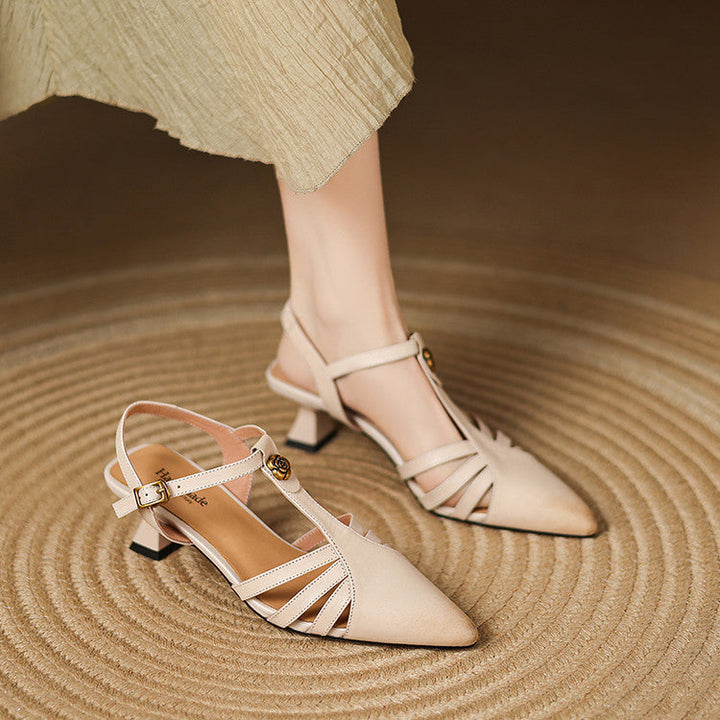 Womens Heels Genuine Leather Classic Fit