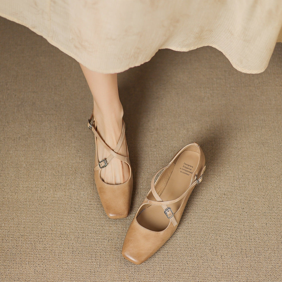 Womens Leather Heels Genuine Leather Classic Fit