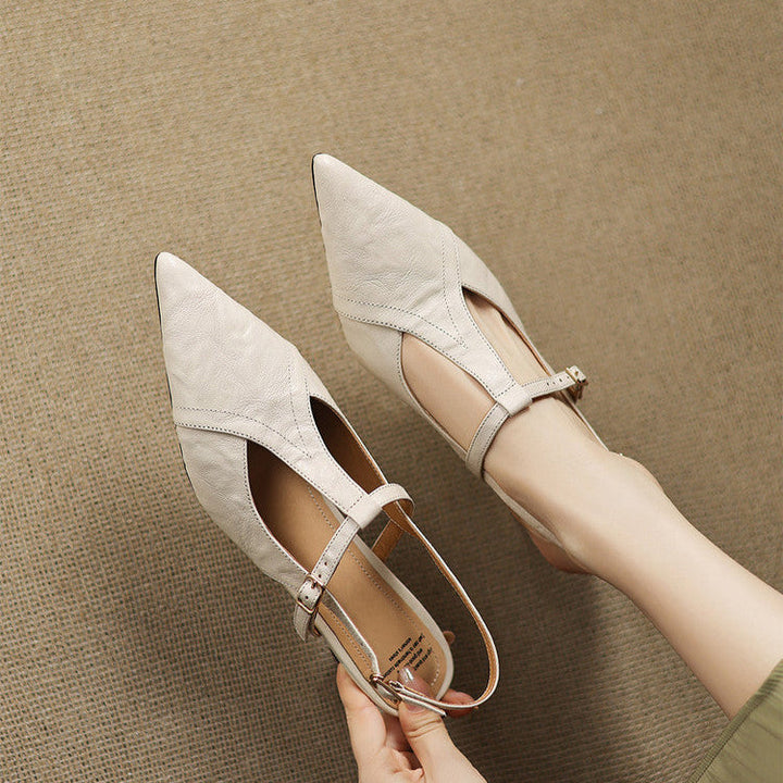 Womens Heels Genuine Leather Classic Fit