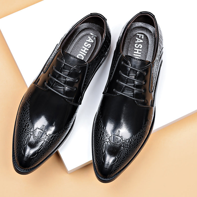 Mens Leather Dress Shoes Classic Fit
