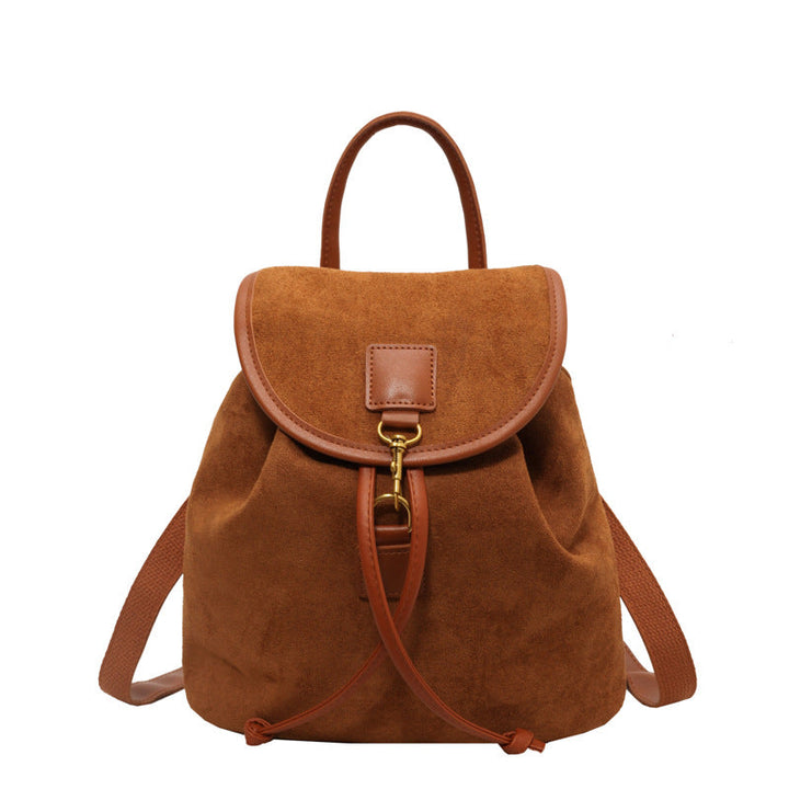 Womens Retro Backpack Large Capacity Travel Detail - BritishMode