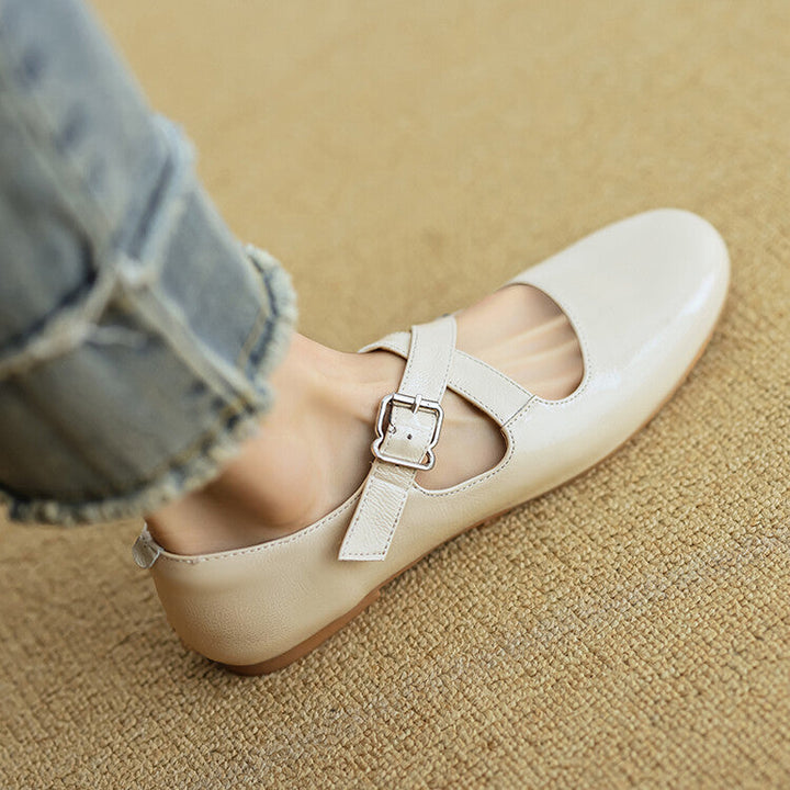 Womens Genuine Leather Shoes Classic Fit