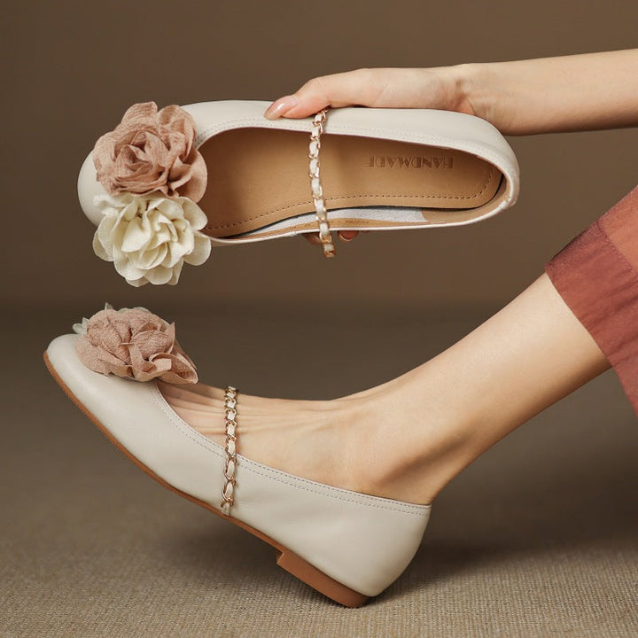 Womens Genuine Leather Shoes Classic Fit