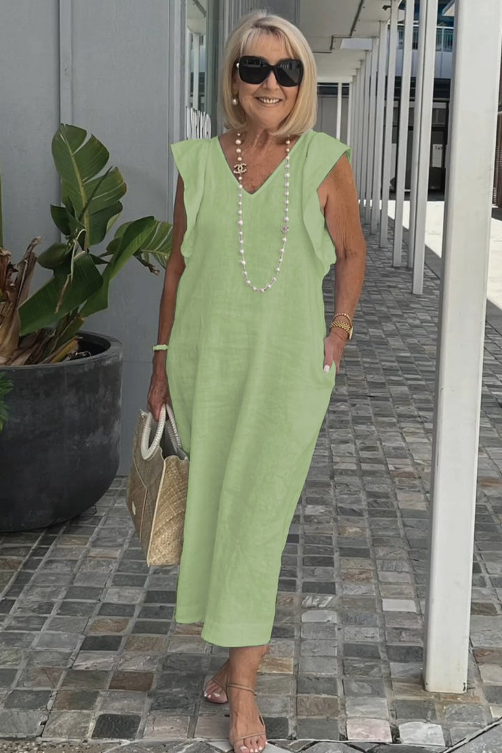 Womens Strapless Summer Dress Chic Fit