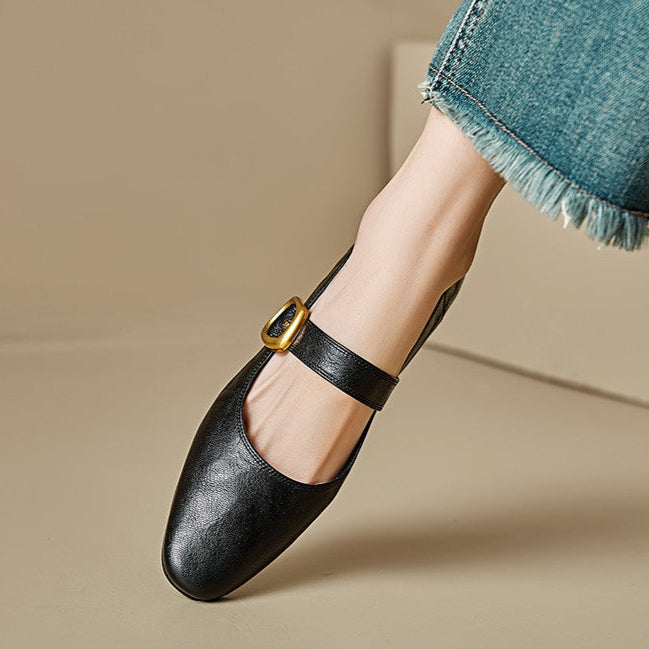 Womens Pumps Genuine Leather Classic Fit
