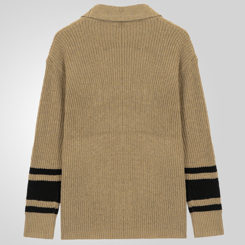 Womens Chunky Knit Cardigan with Pockets Relaxed Fit