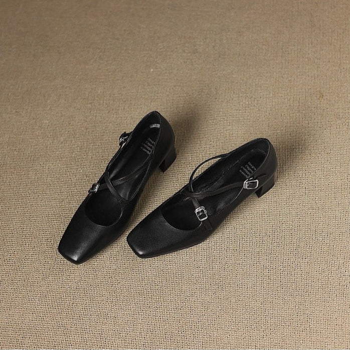 Womens Leather Heels Genuine Leather Classic Fit
